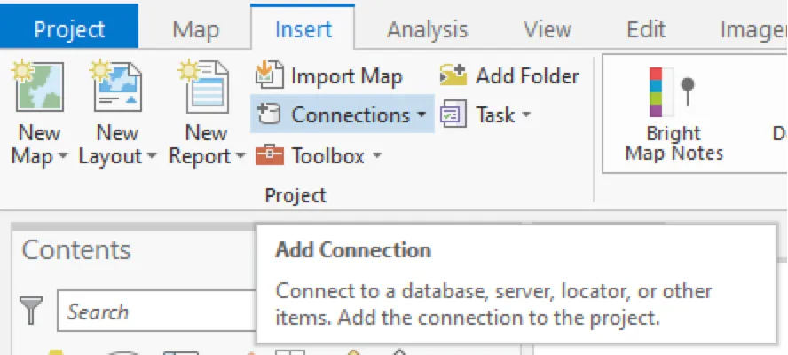 ArcGIS Pro Insert Tab