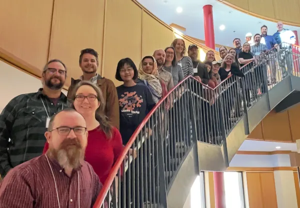 Geo4LibCamp 2025 attendees in Minneapolis