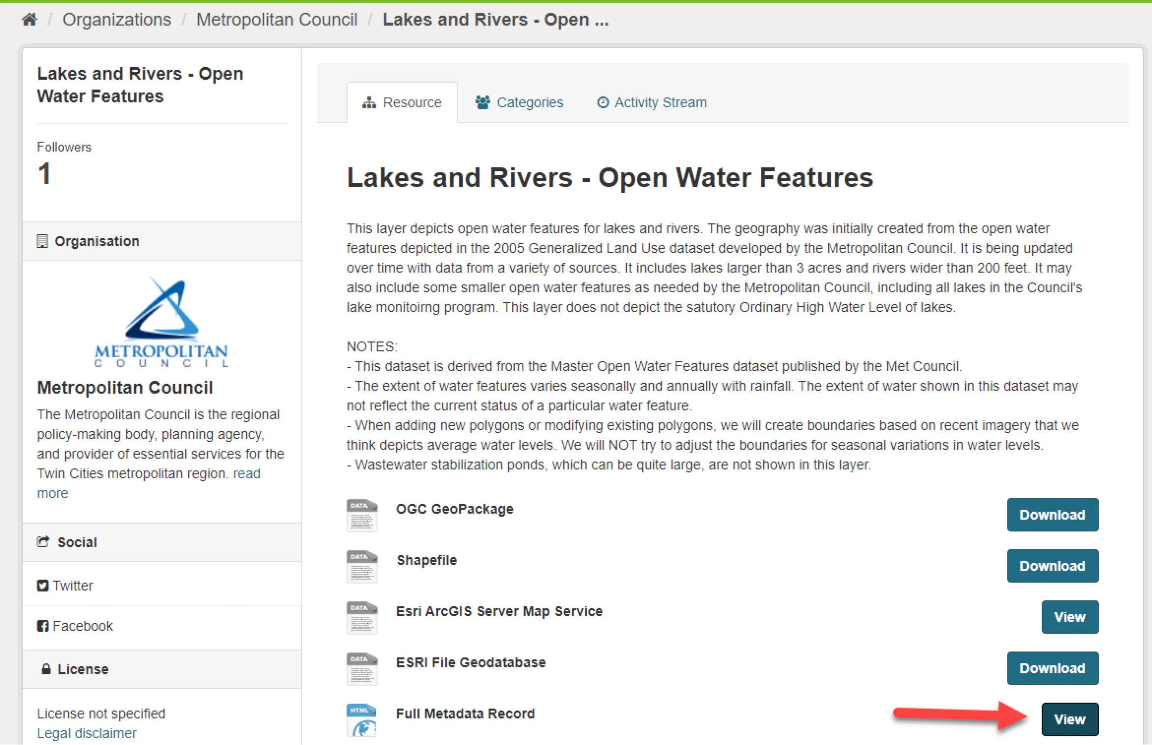 Viewing an item page on the source website