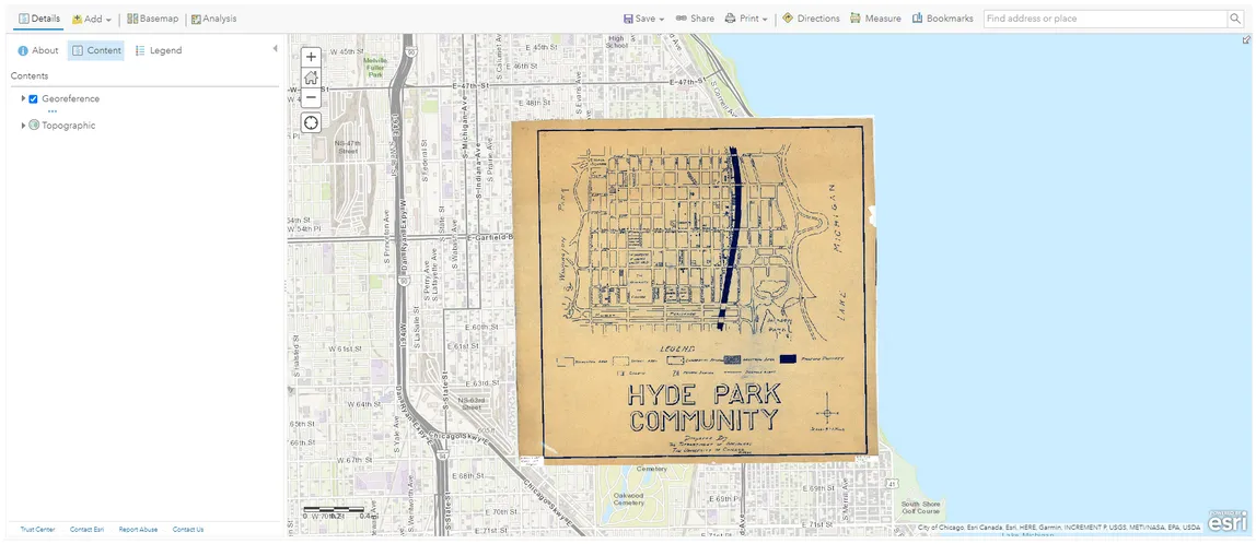 Open in ArcGIS Online