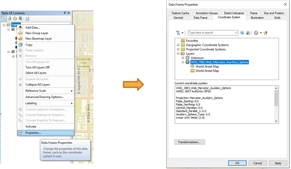 Set Coordinate System