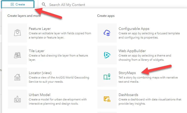 Create Story Map