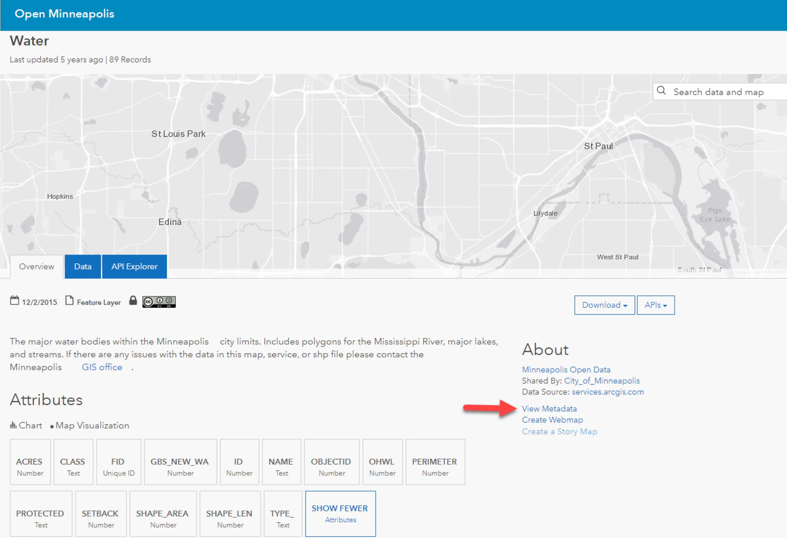 Viewing option 2 on the source website