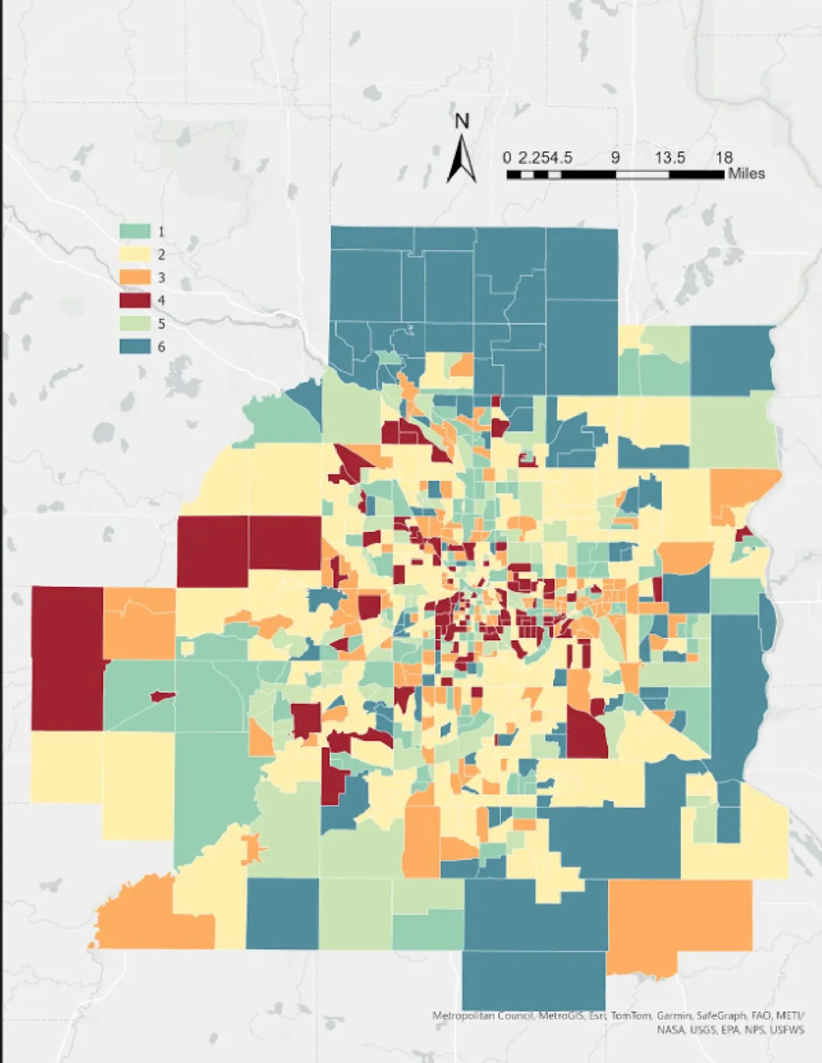 Measuring Social Sustainability: A Visual Framework for Assessing Social
Aspects in Minnesota Metropolitan Area