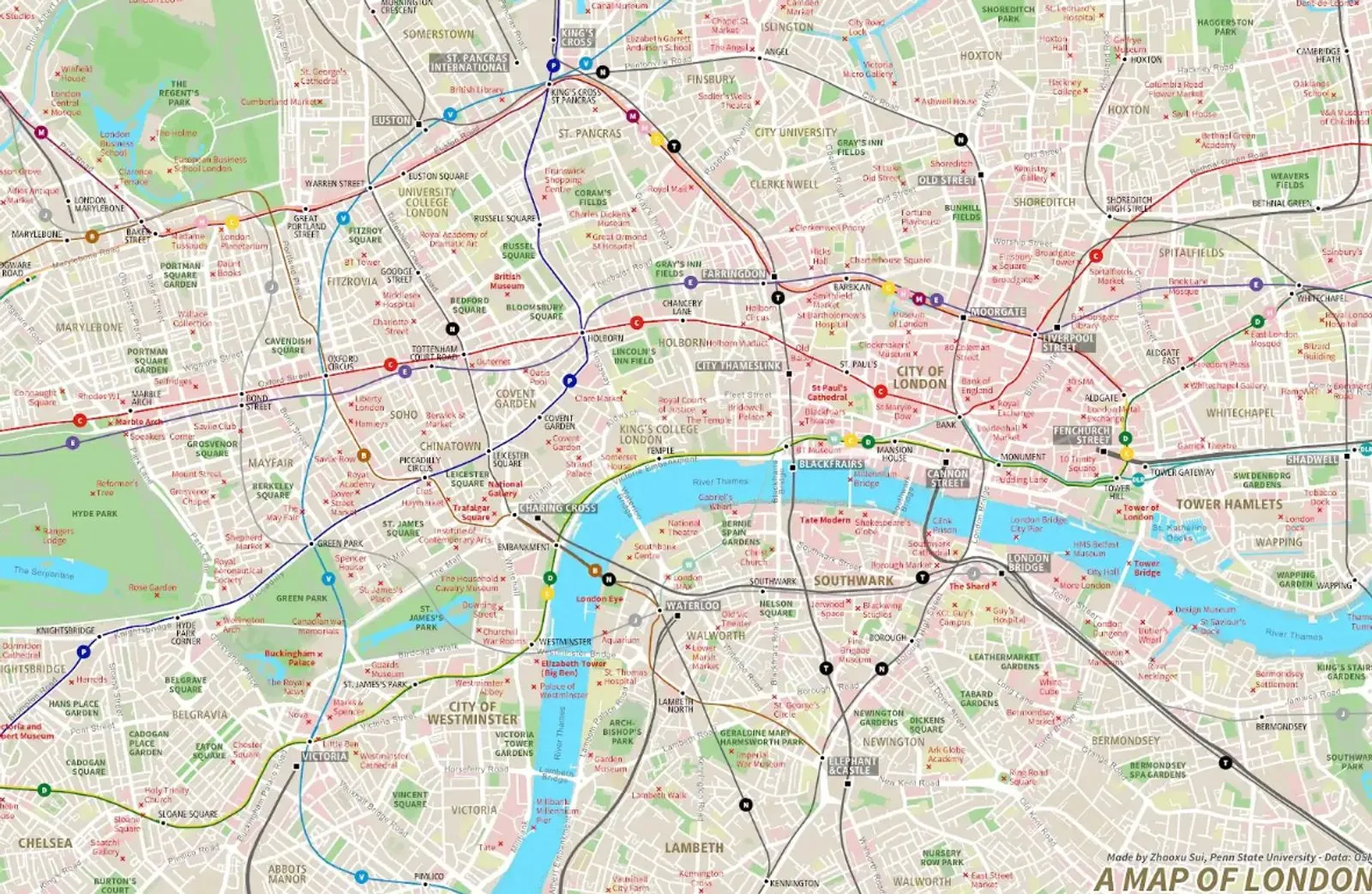 A Map of London