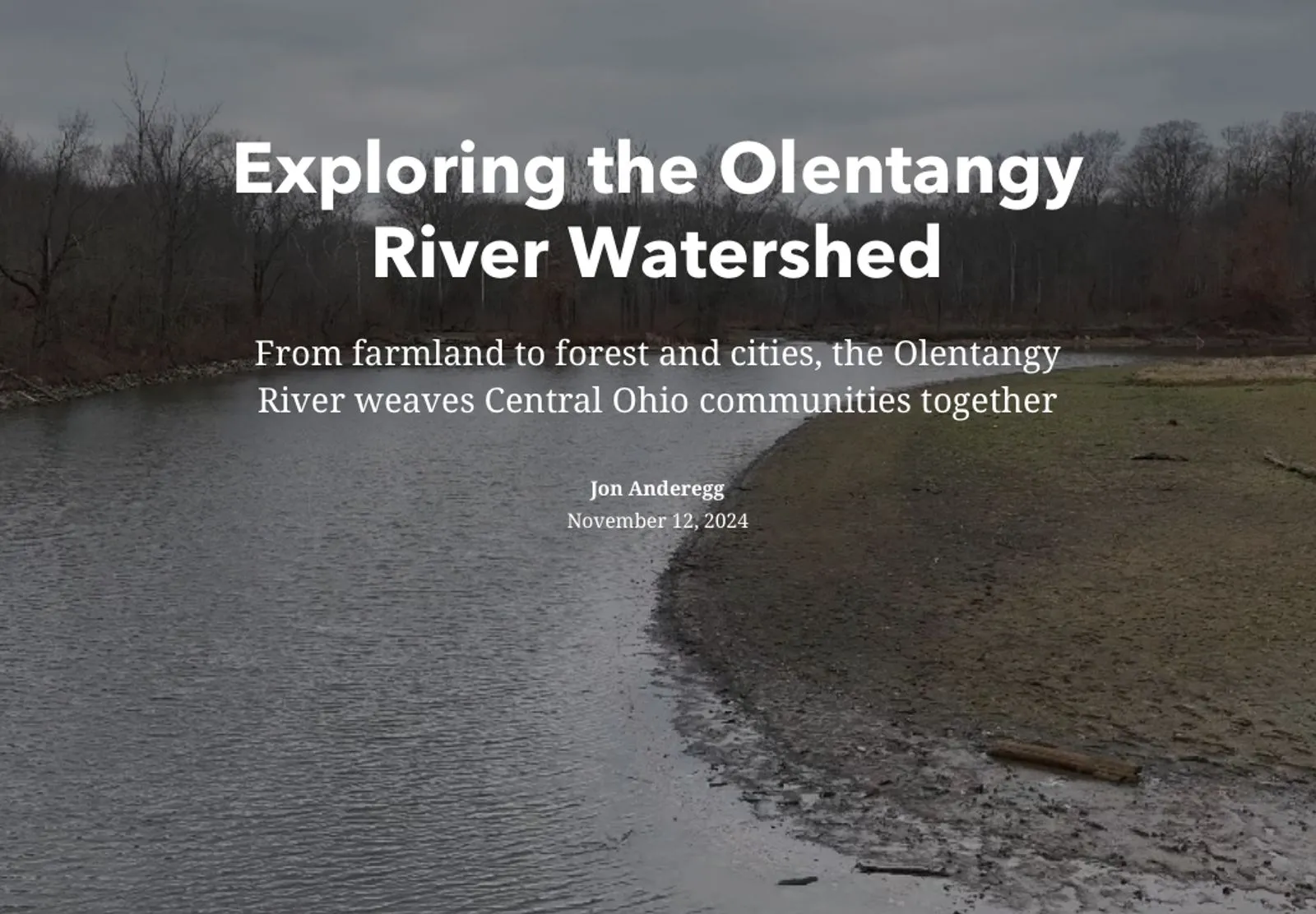Exploring the Olentangy Watershed
