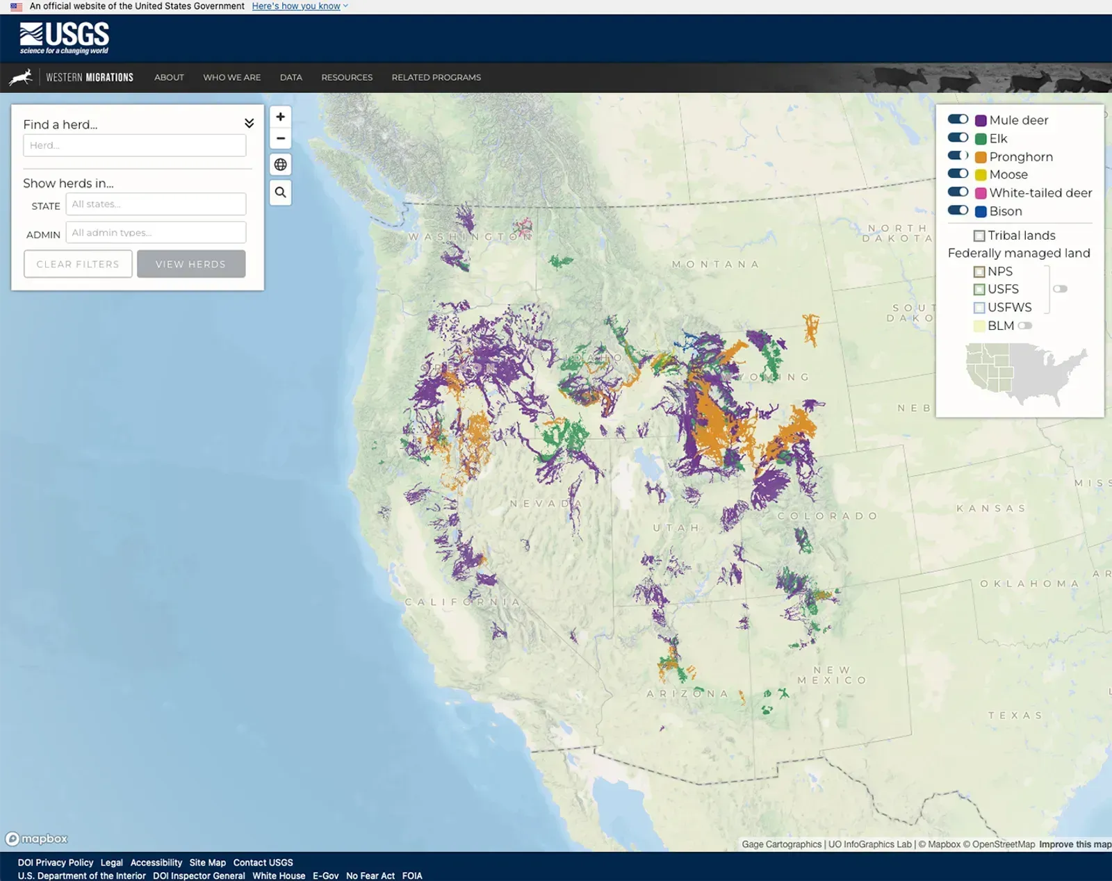 Western Migrations Atlas