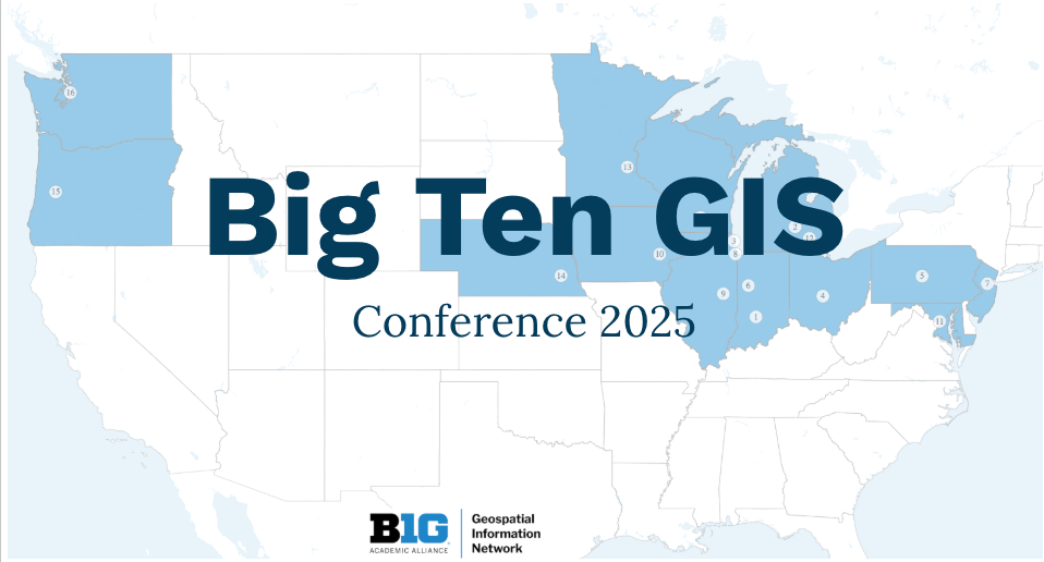 Big Ten Conference Map